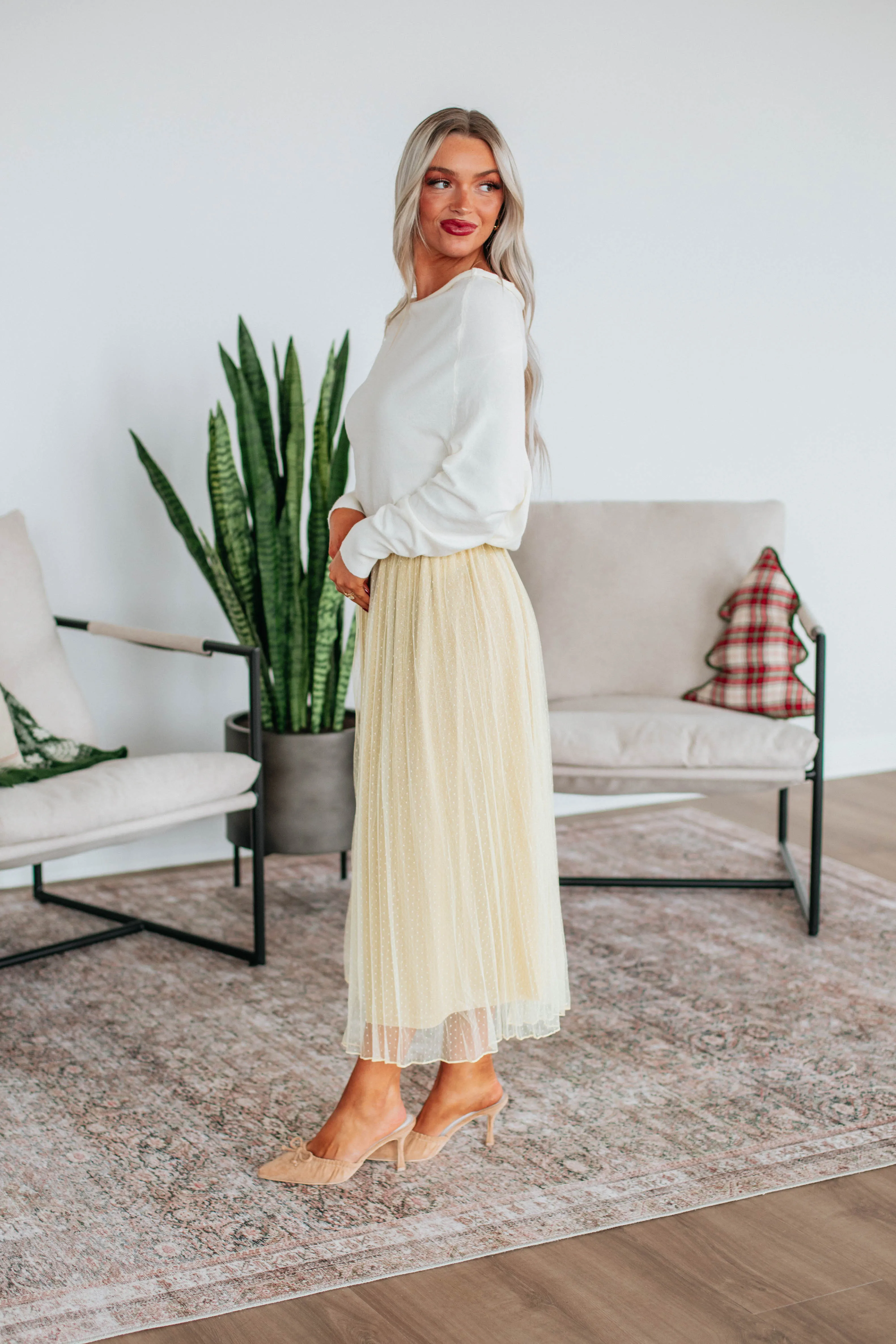 Holidazzle Midi Skirt