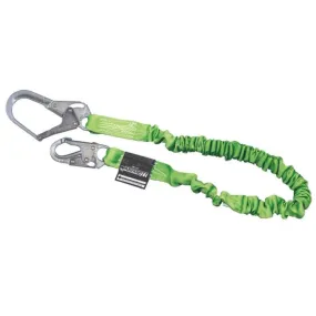 Honeywell Miller 219M-Z7/6FTGN Manyard ll Shock-Absorbing Lanyard, 6 ft, Anchorage Connection, 310lb Cap, Green, 1 Each