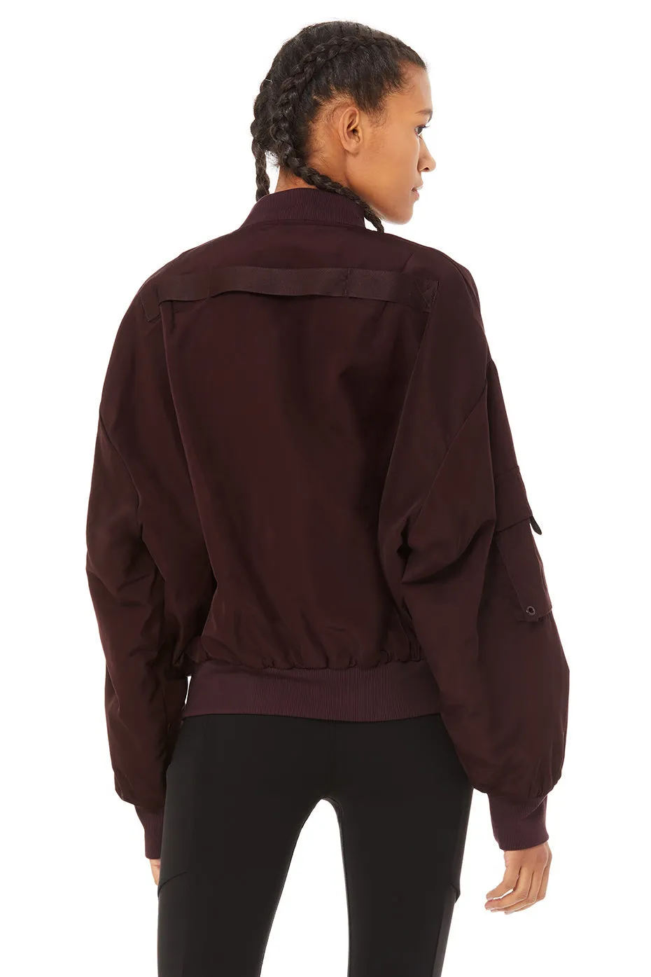 It Girl Bomber - Oxblood