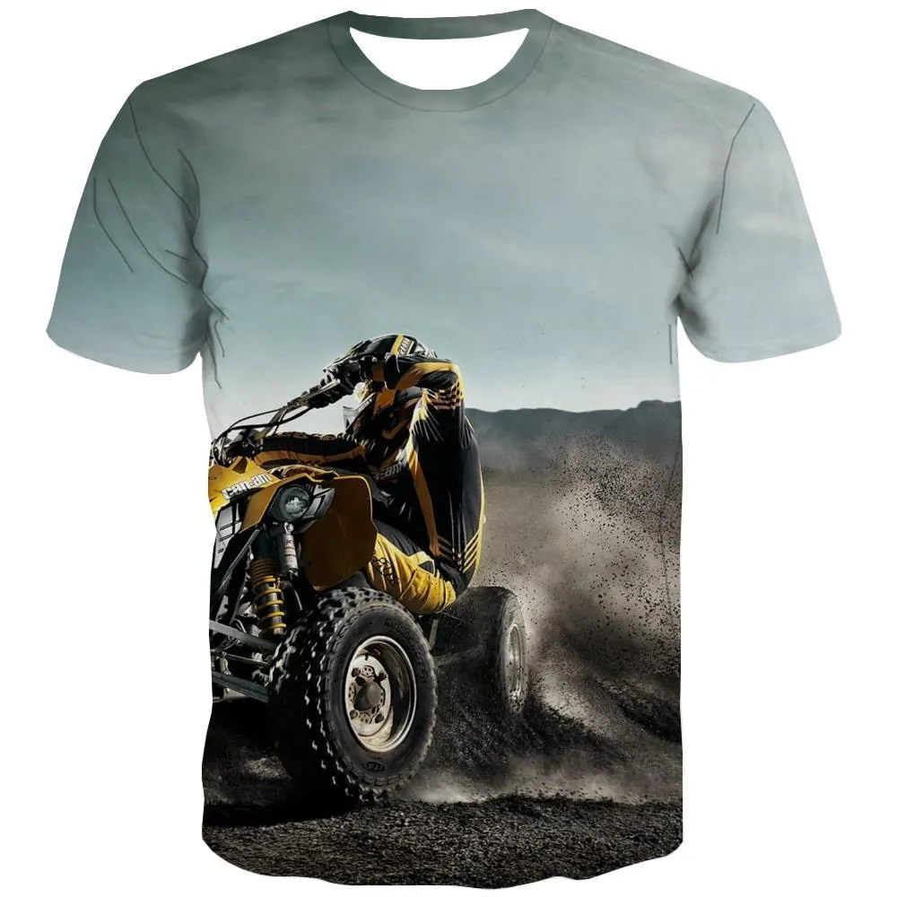 Jeep T-shirt Men Offroad T-shirts 3d car Tshirt Printed Short Sleeve Full Print