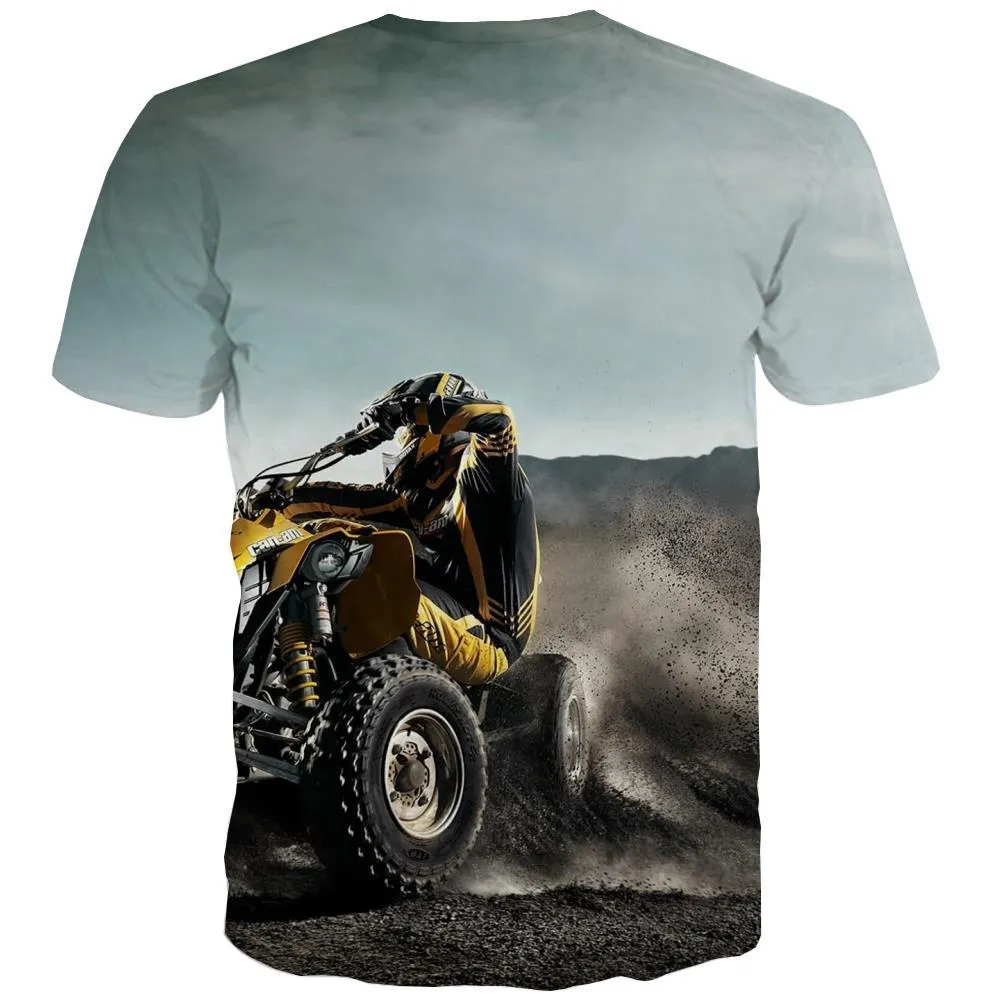 Jeep T-shirt Men Offroad T-shirts 3d car Tshirt Printed Short Sleeve Full Print