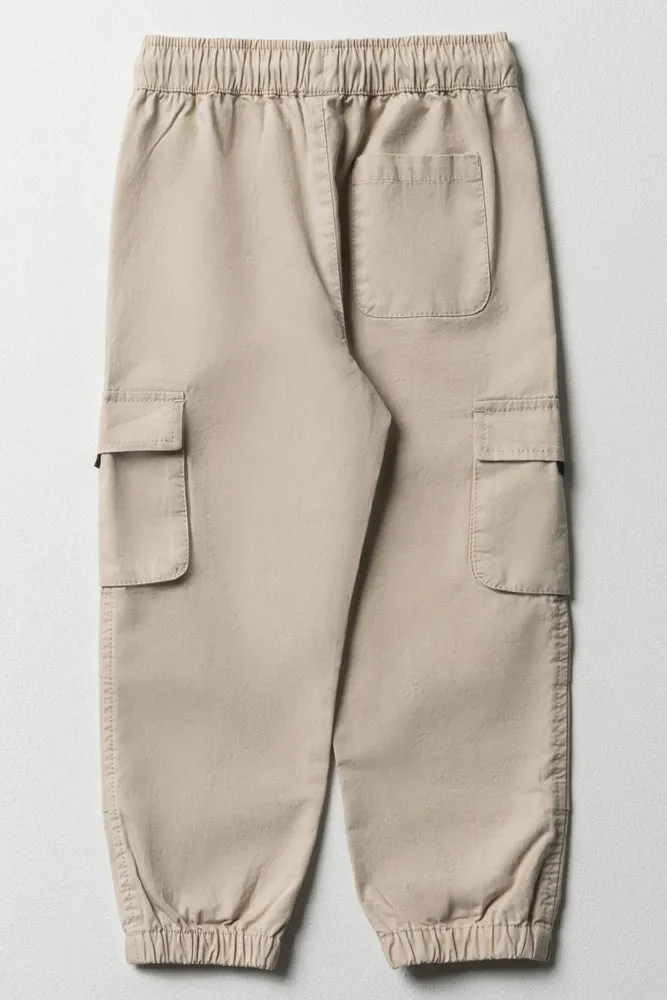 Jogger Cargo Pants Natural