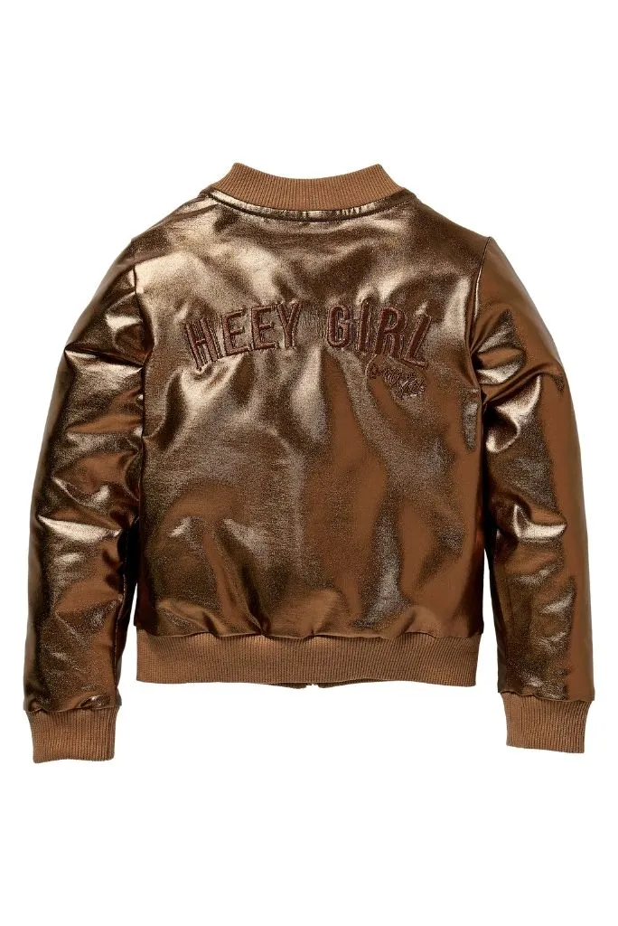 Kemi Bomber Jacket in Bronze