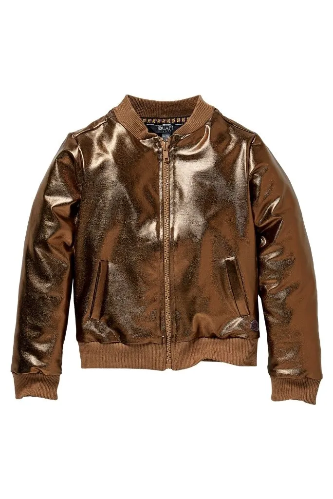 Kemi Bomber Jacket in Bronze