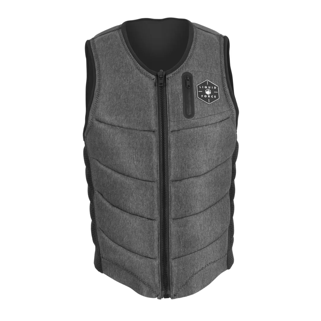 Liquid Force 2025 Squad Comp Wake Vest Luca Black/Denim