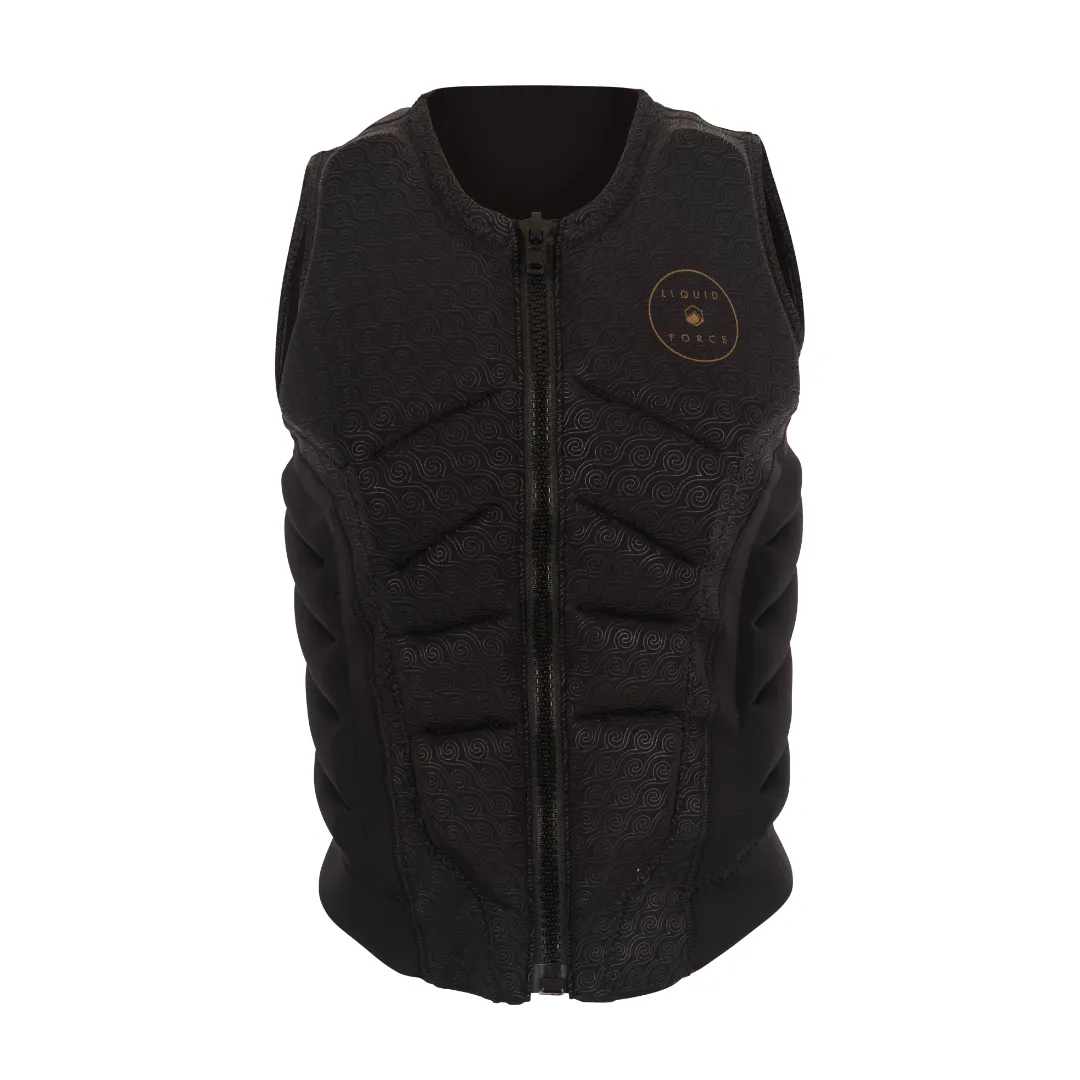 Liquid Force 2025 Womens Ghost Comp Wake Vest-Black