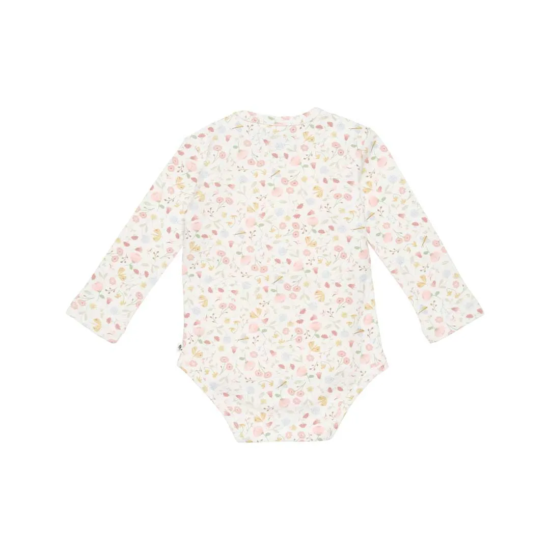 Little Dutch Long Sleeve Bodysuit - Flowers   Butterflies