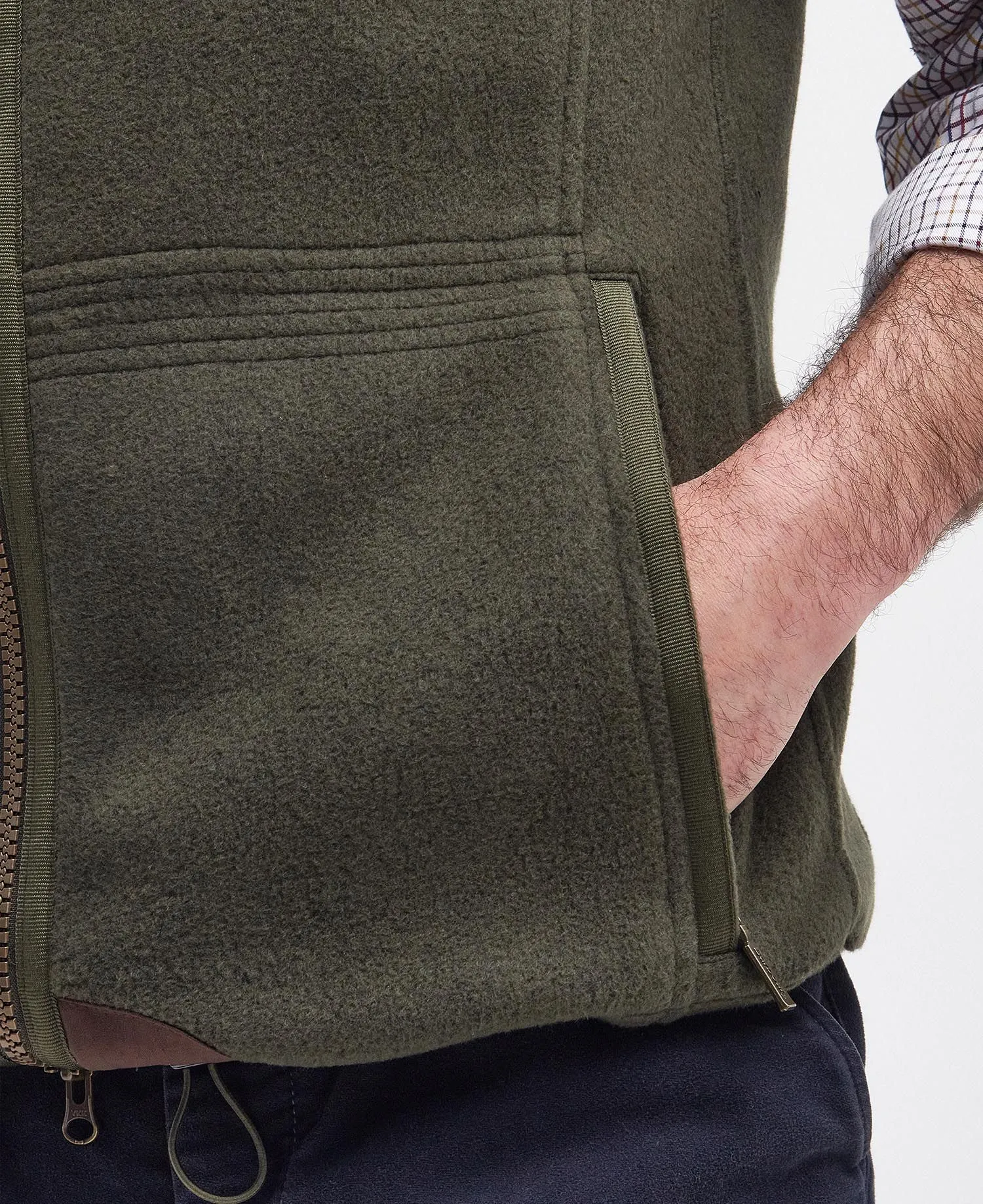 Men's Langdale Fleece Gilet - Olive