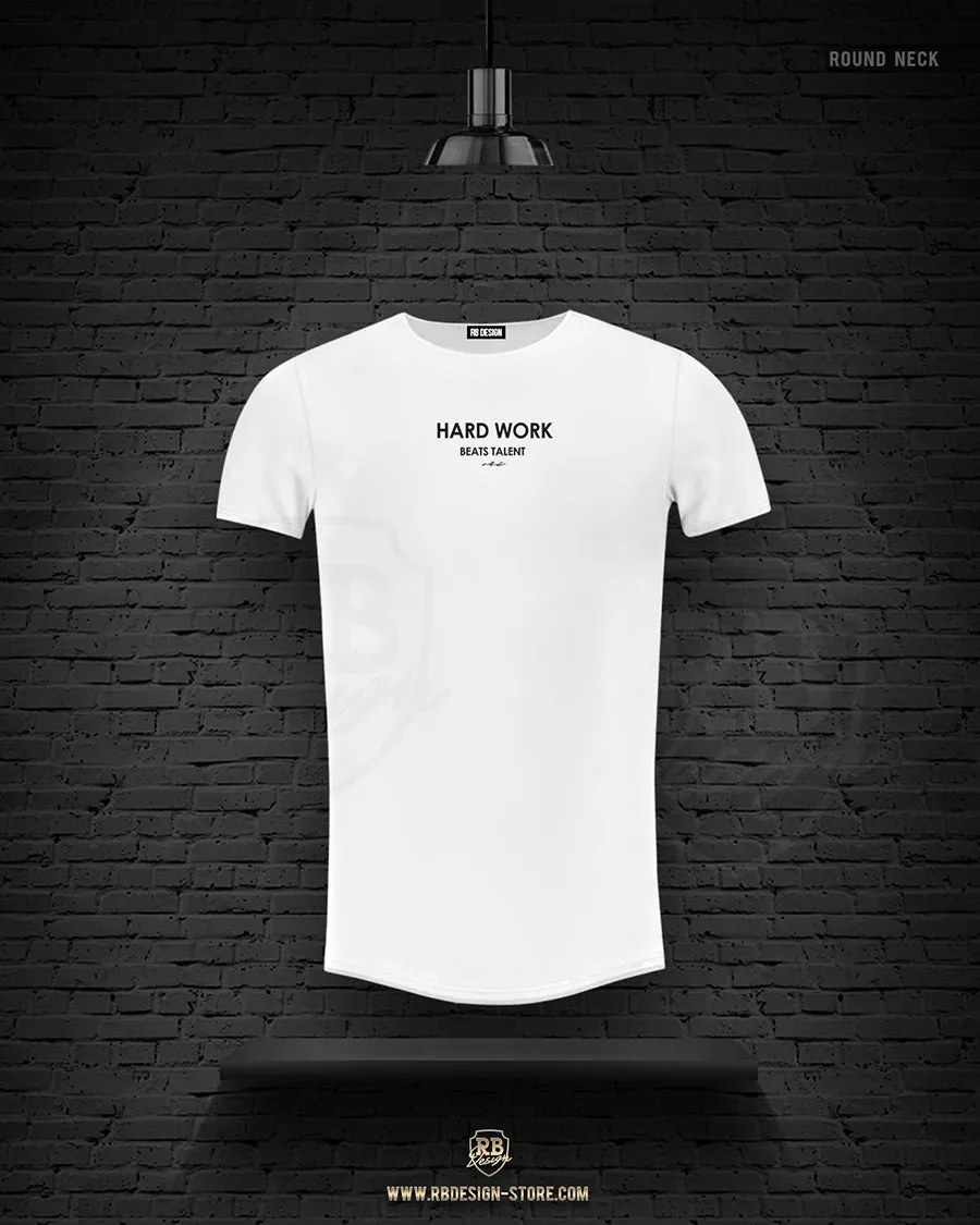 Mens T-shirt "HARD WORK BEATS TALENT" MD970