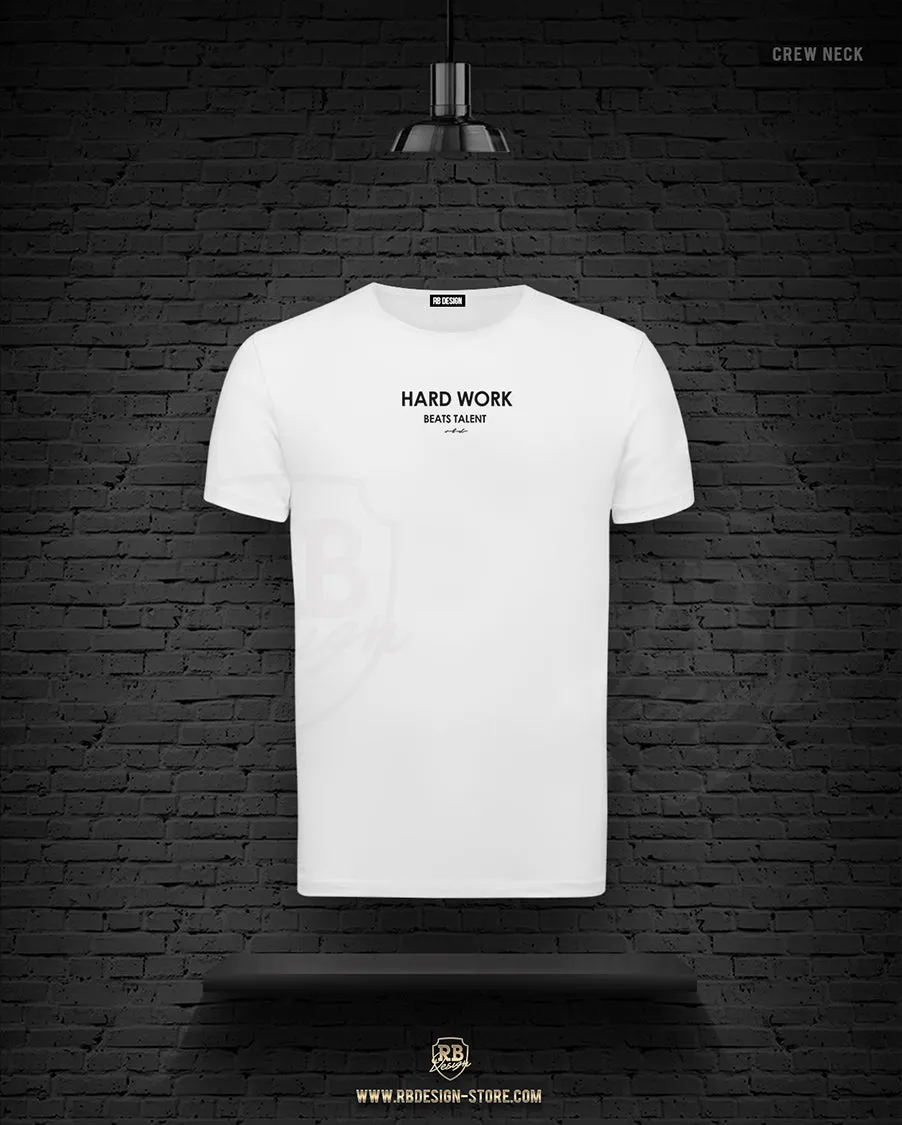 Mens T-shirt "HARD WORK BEATS TALENT" MD970