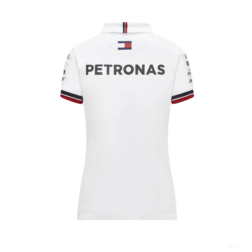 Mercedes Womens Polo, Team, White, 2021