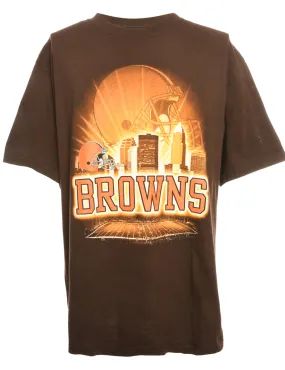 NFL Browns Sports T-shirt - L