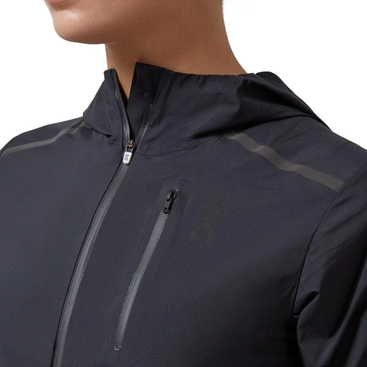 On Running Weather Jacket (Women's) - Black/Pebble