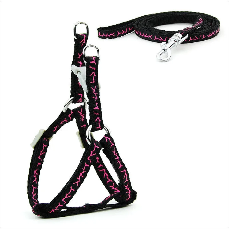 Pet Chest Strap and Leash Set