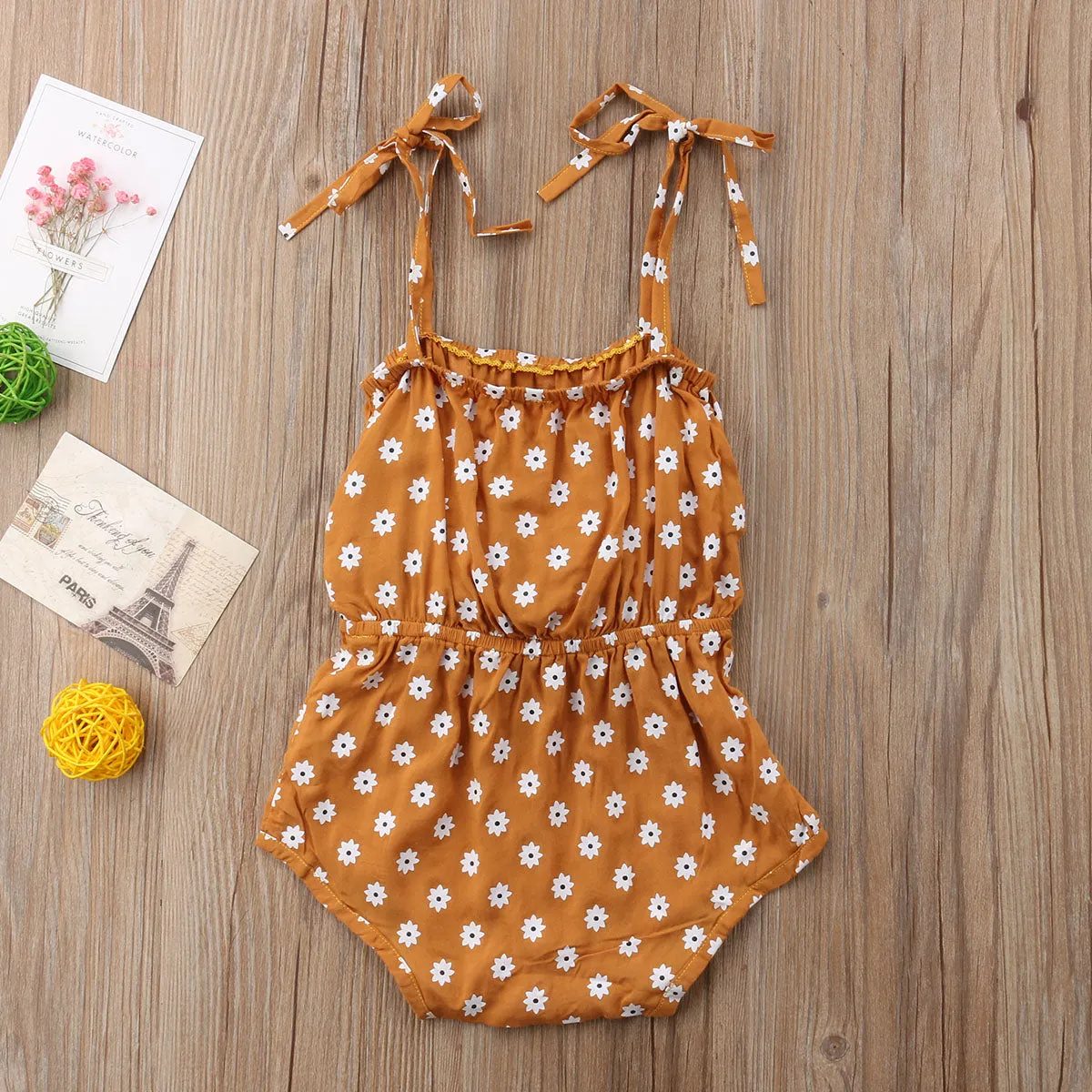 Polka Dot Bow Romper