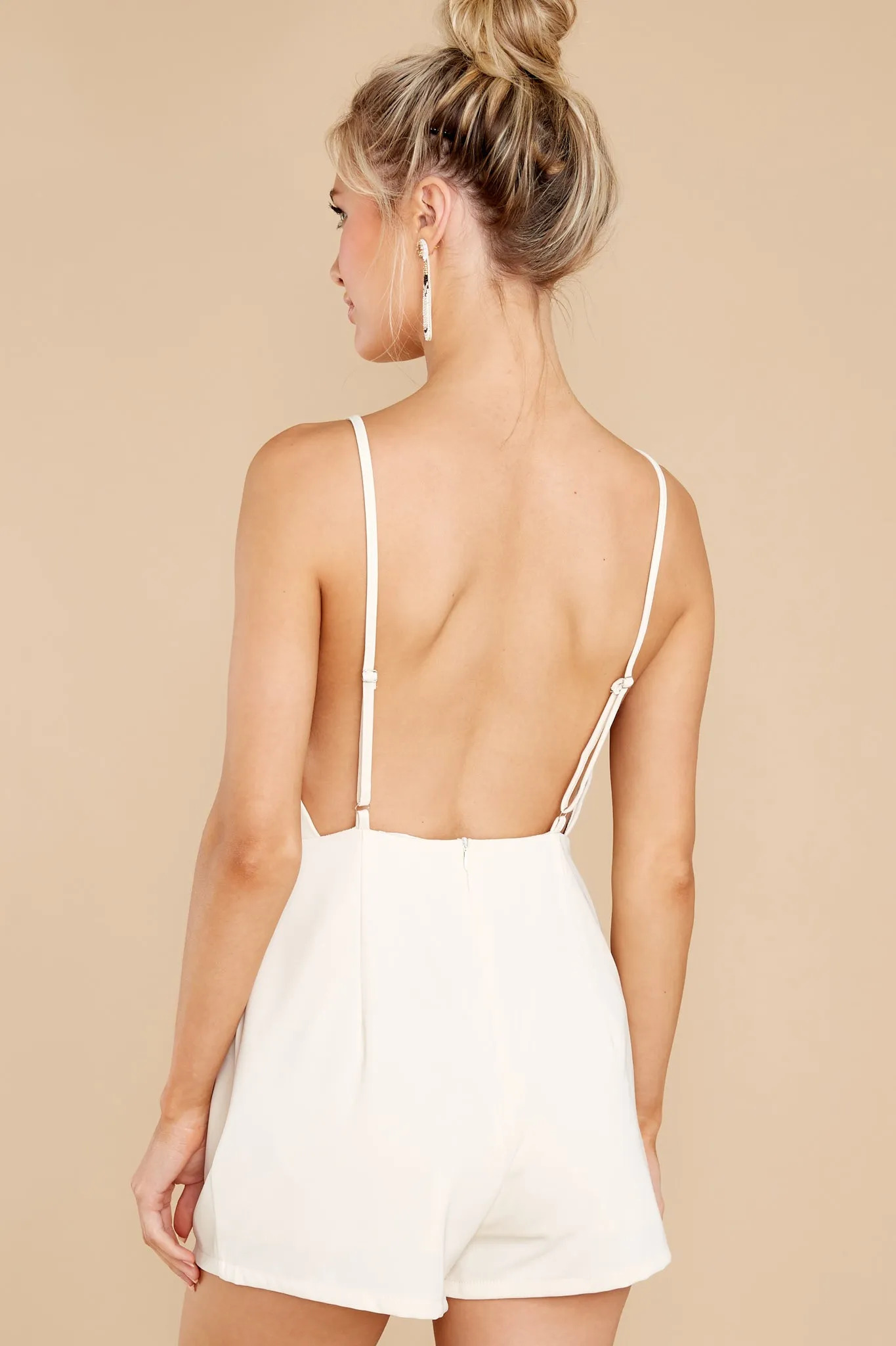 Powerful Thing Ivory Romper