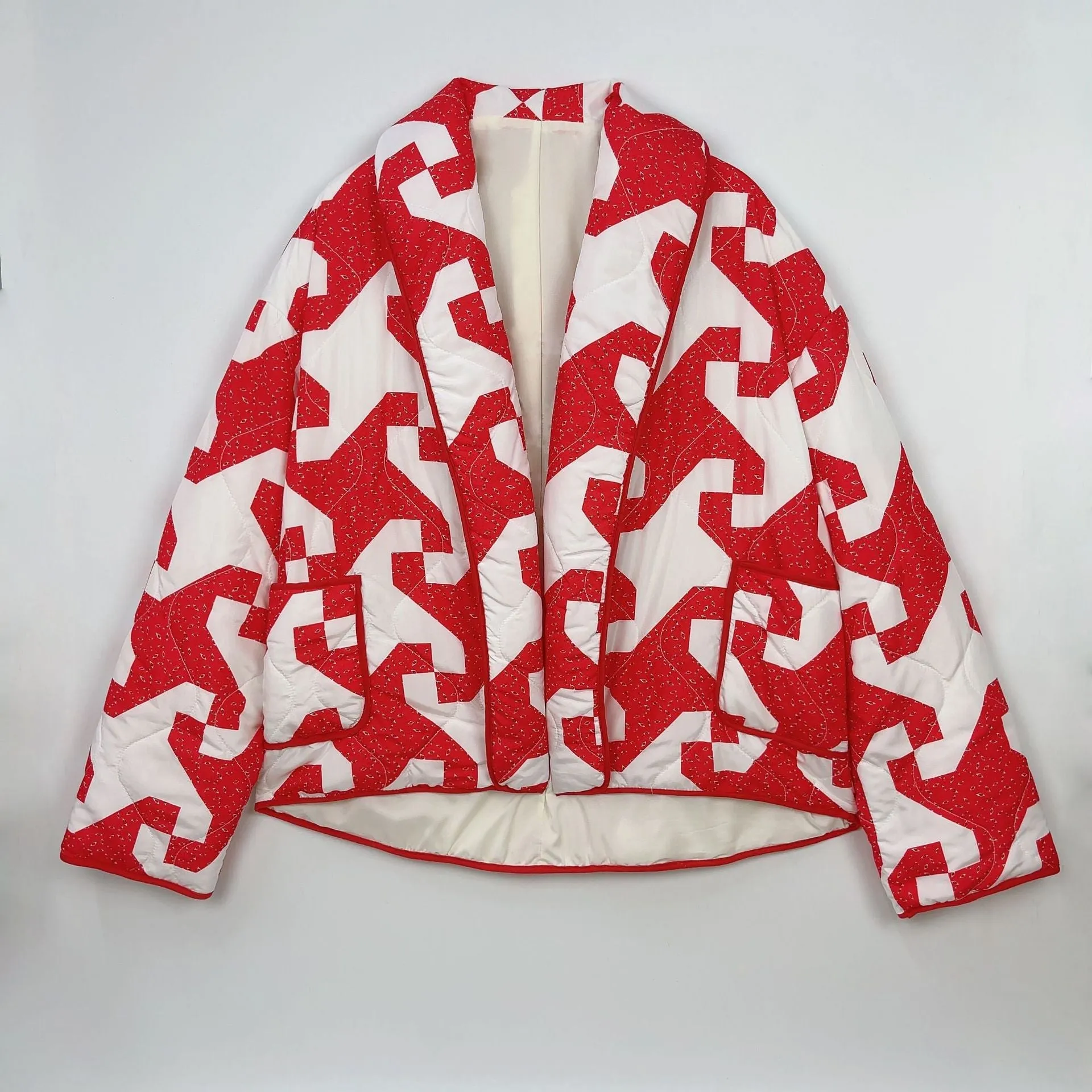 Pre Order:  Classic Print Long Sleeves Jacket