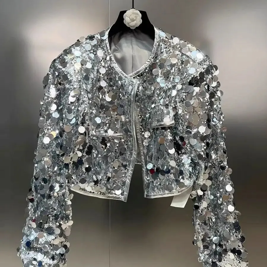 Pre Order:  Sequin Long Sleeve Party Jacket