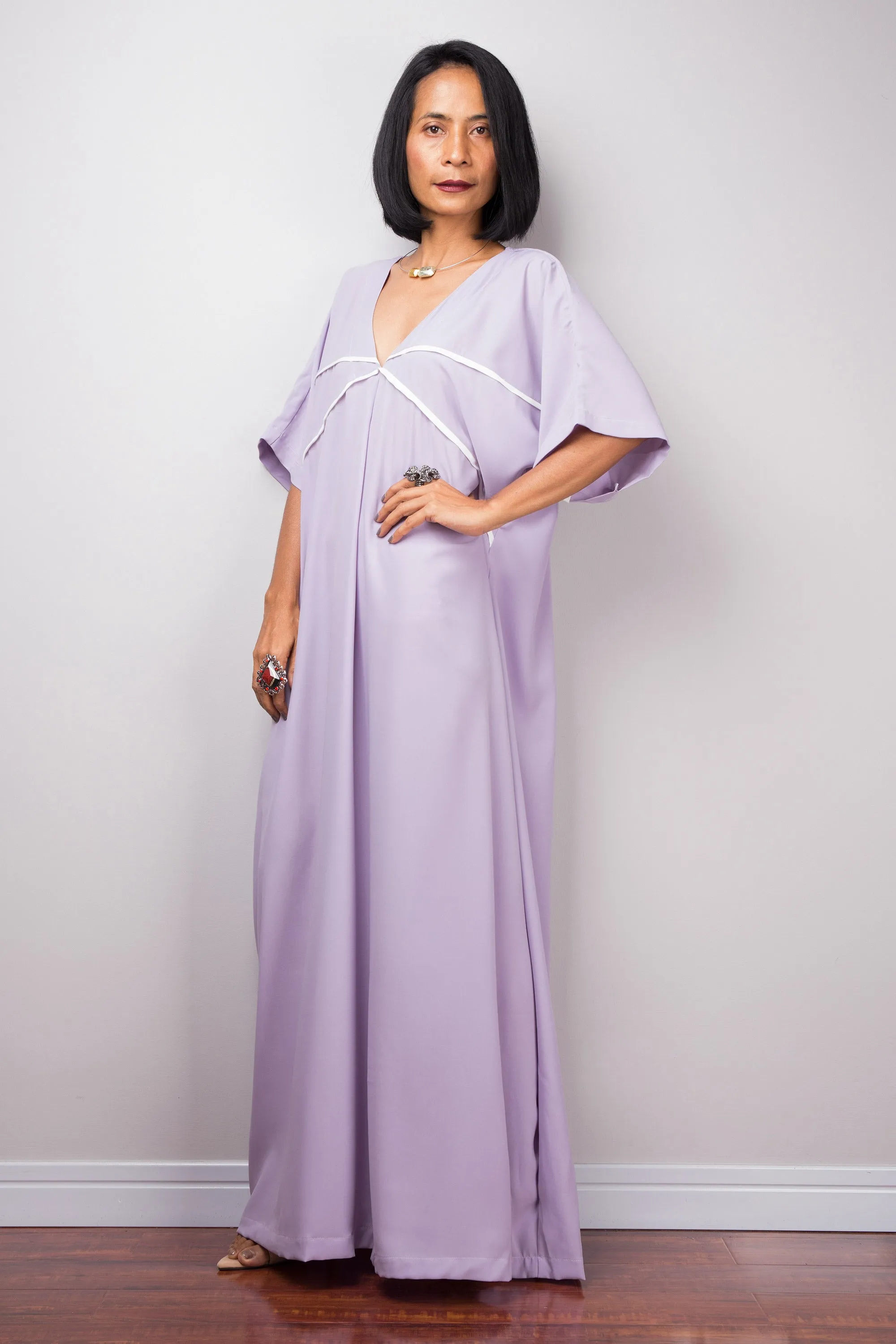 Purple Maxi Dress | Gala Evening dress | Resort dress | Holiday Dress