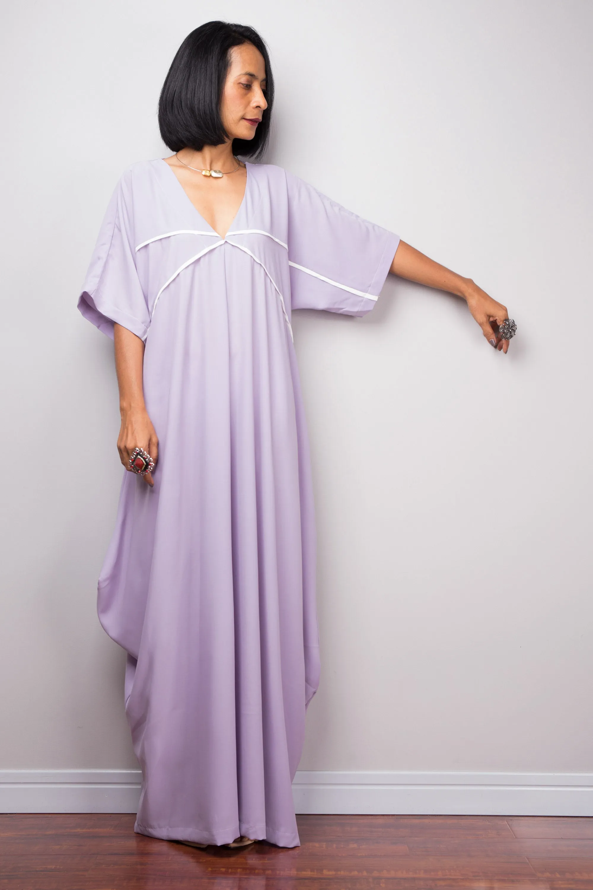 Purple Maxi Dress | Gala Evening dress | Resort dress | Holiday Dress