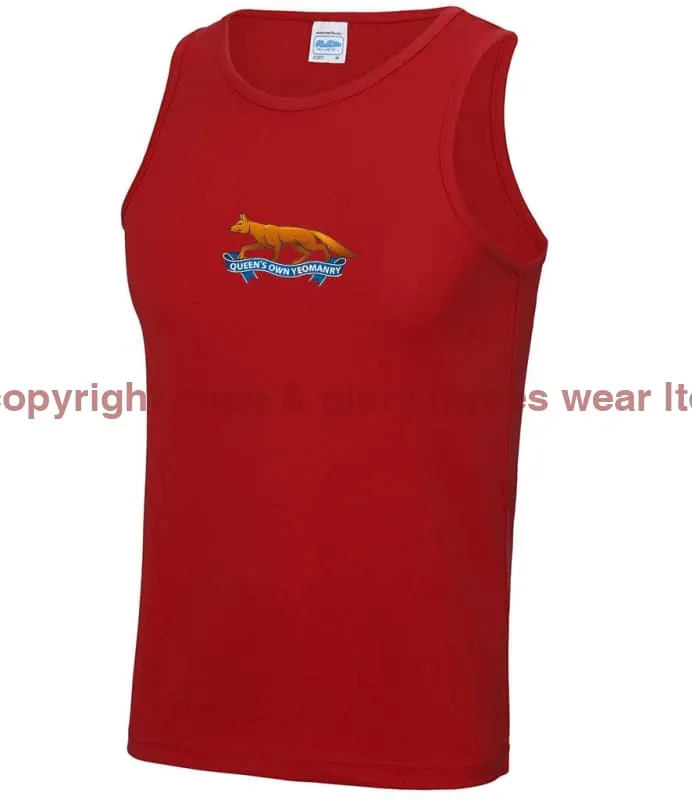 Queen's Own Yeomanry Embroidered Sports Vest