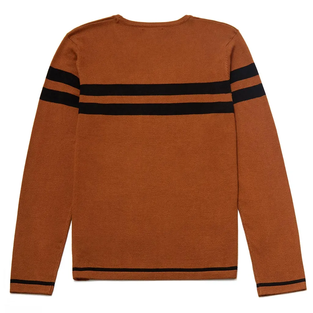 Randolph Crew Neck Jumper With Stripe