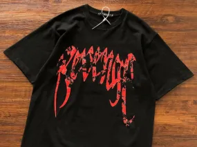 Revenge - Red Bones Tee Black