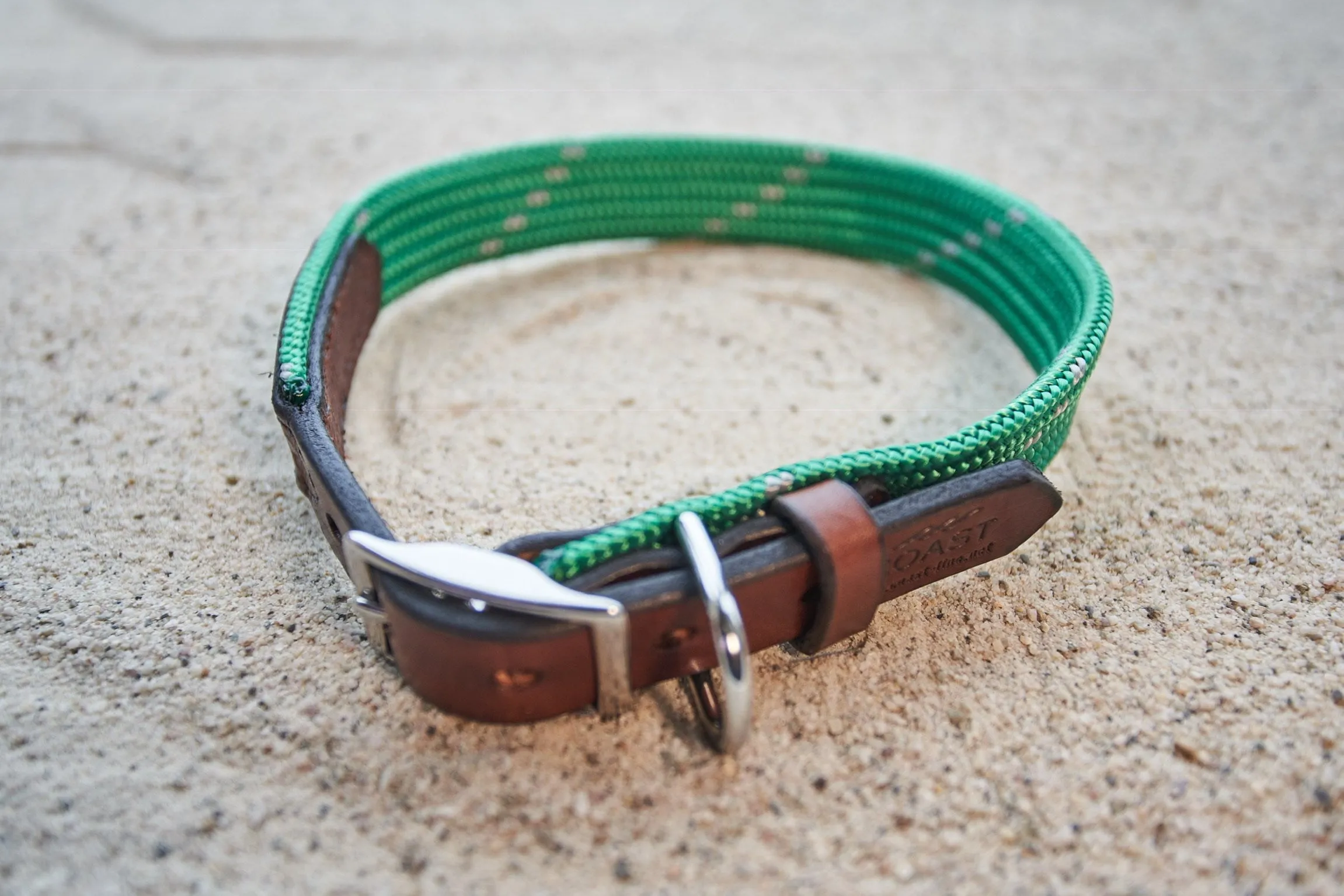 Rope & Leather Collar