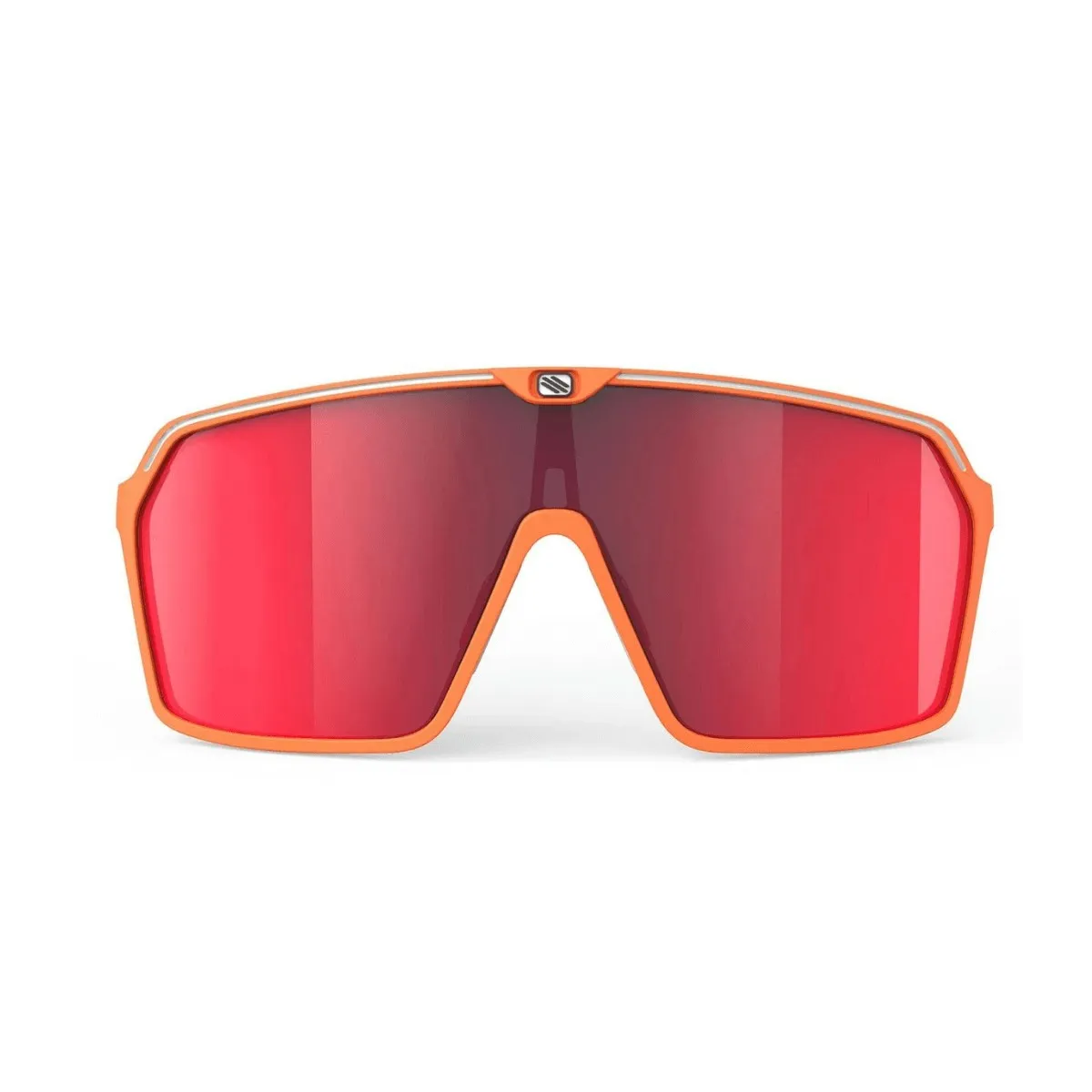 Rudy Project Spinshield Red Glasses with Orange Lens