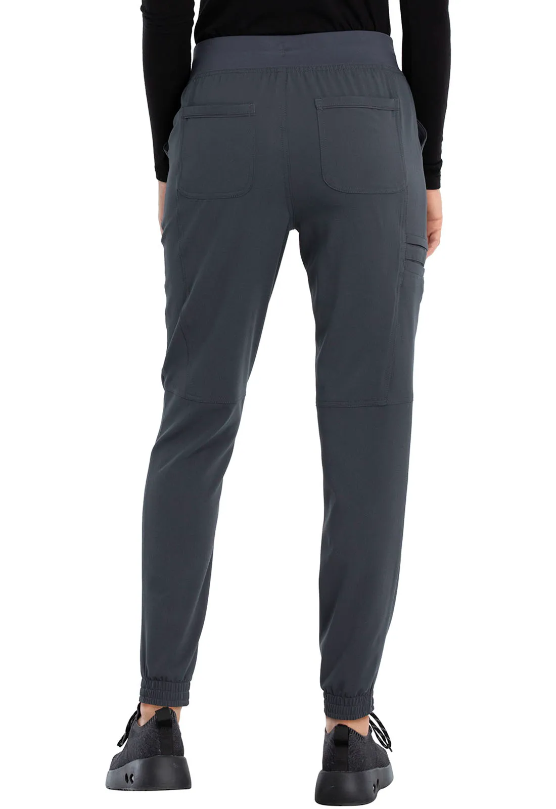 Scrub Pants - Cherokee Women's Euphoria Mid Rise Jogger - Pewter, CK260A