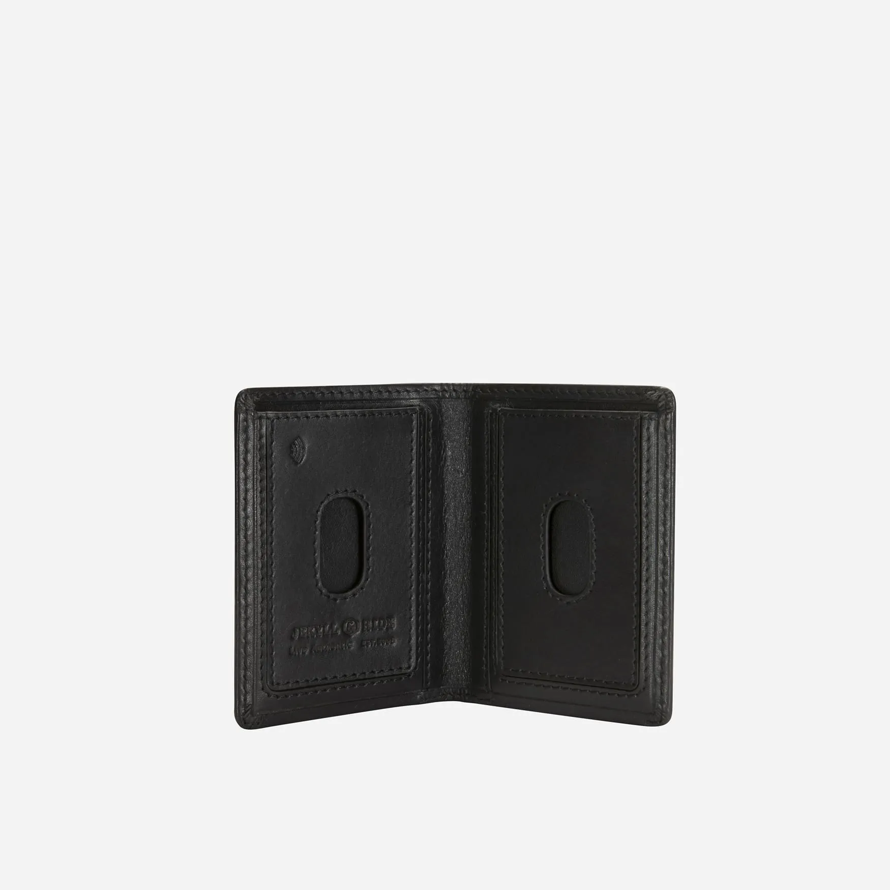 Slim Elasticated Card Holder, Black