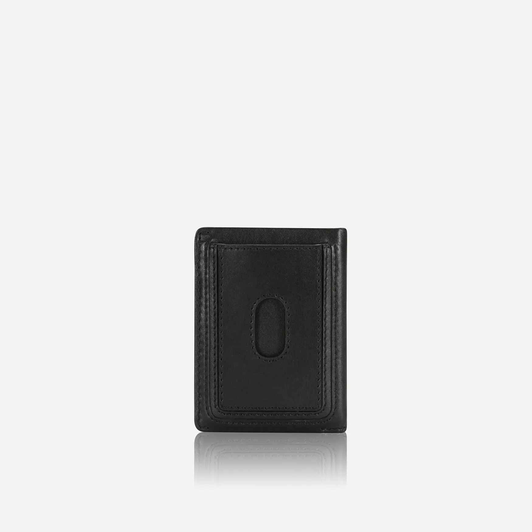 Slim Elasticated Card Holder, Black