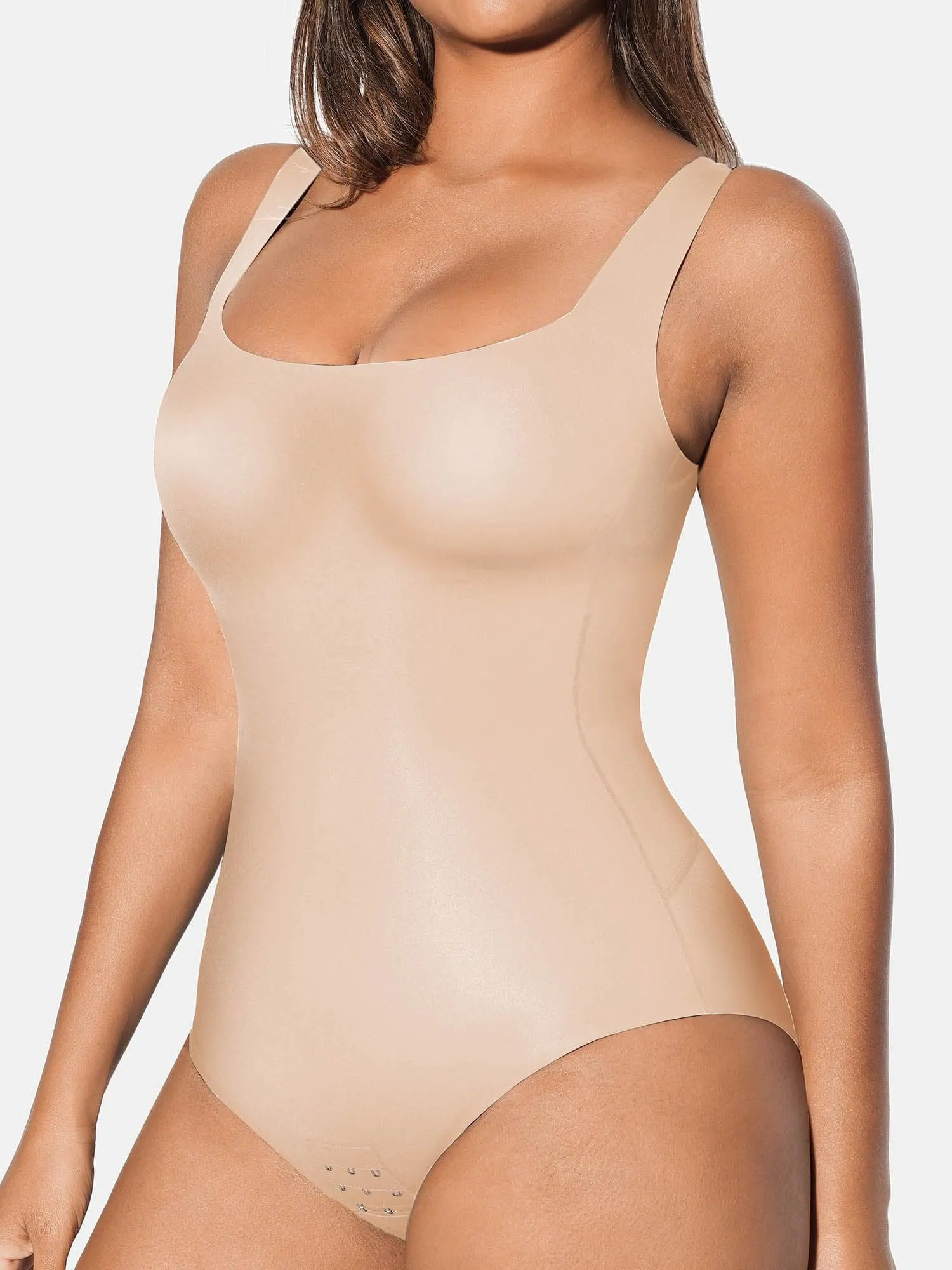 Smoothing Shapewear Scoopneck Tank Bodysuit