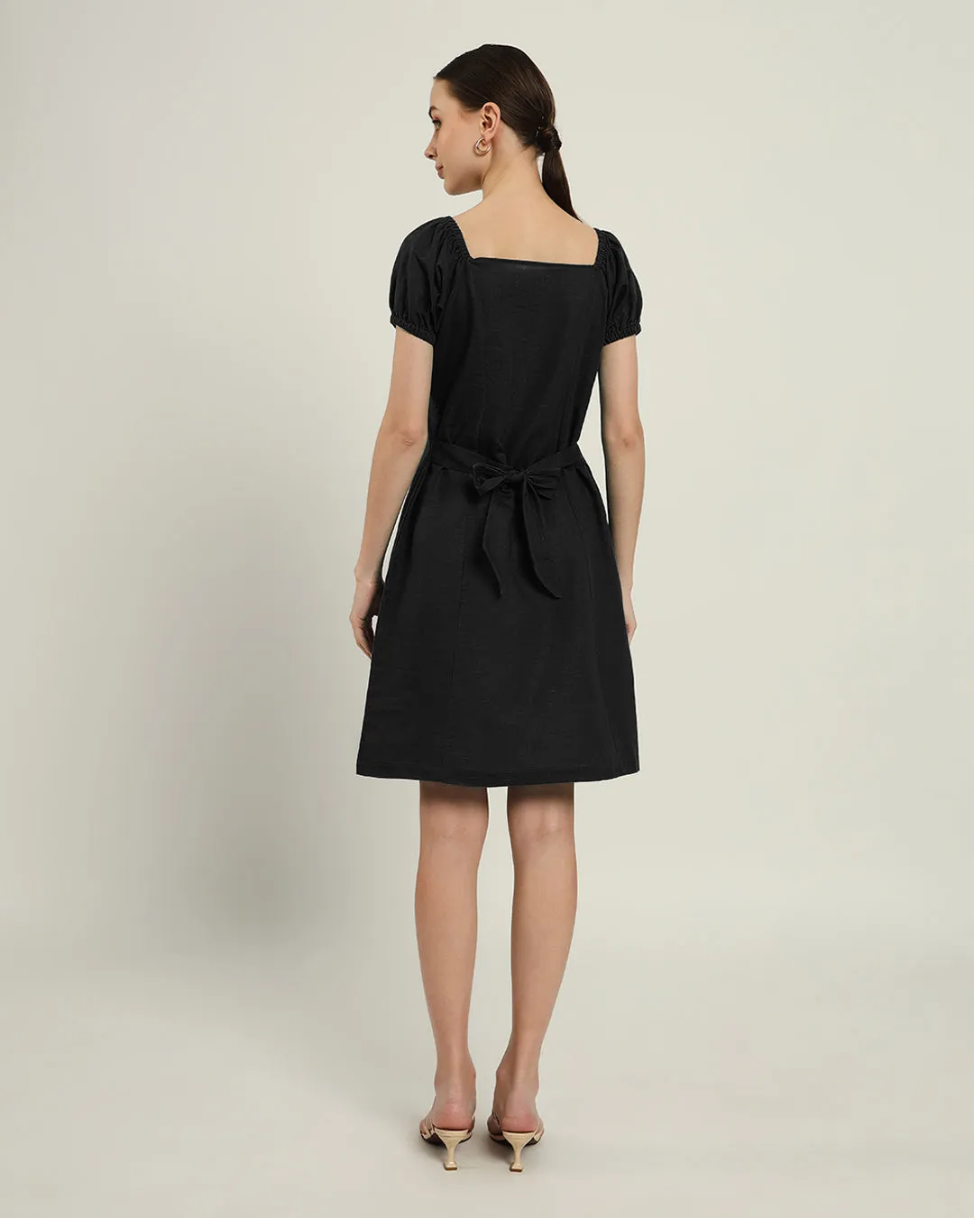 The Arar Noir Cotton Dress