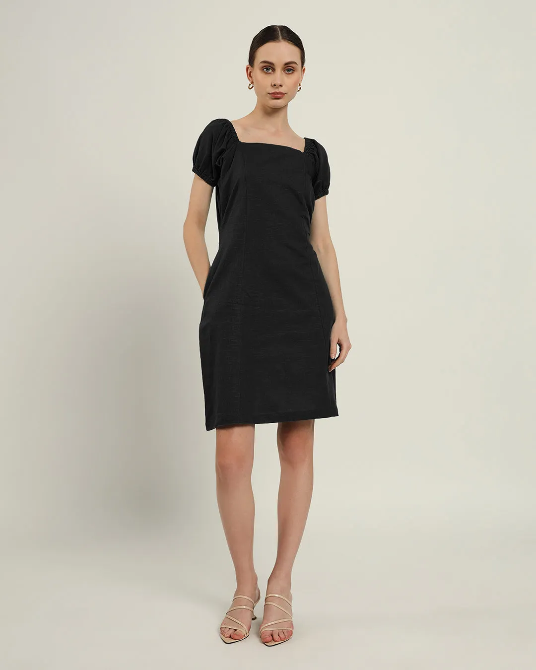 The Arar Noir Cotton Dress