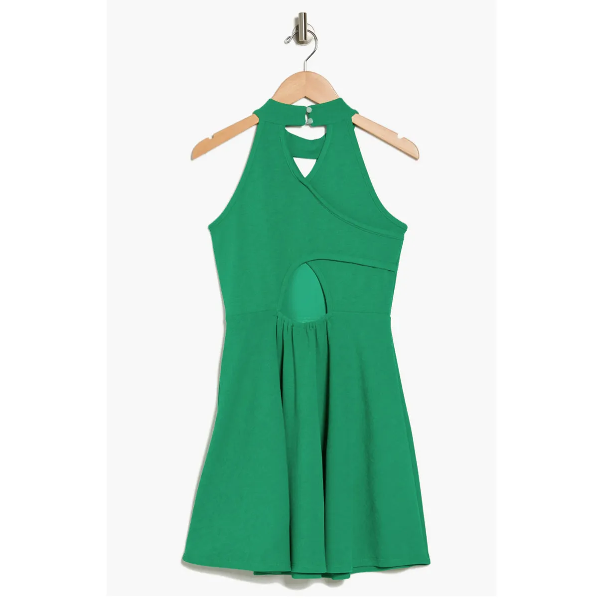 Tween Crepe Cutout Fit & Flare Dress