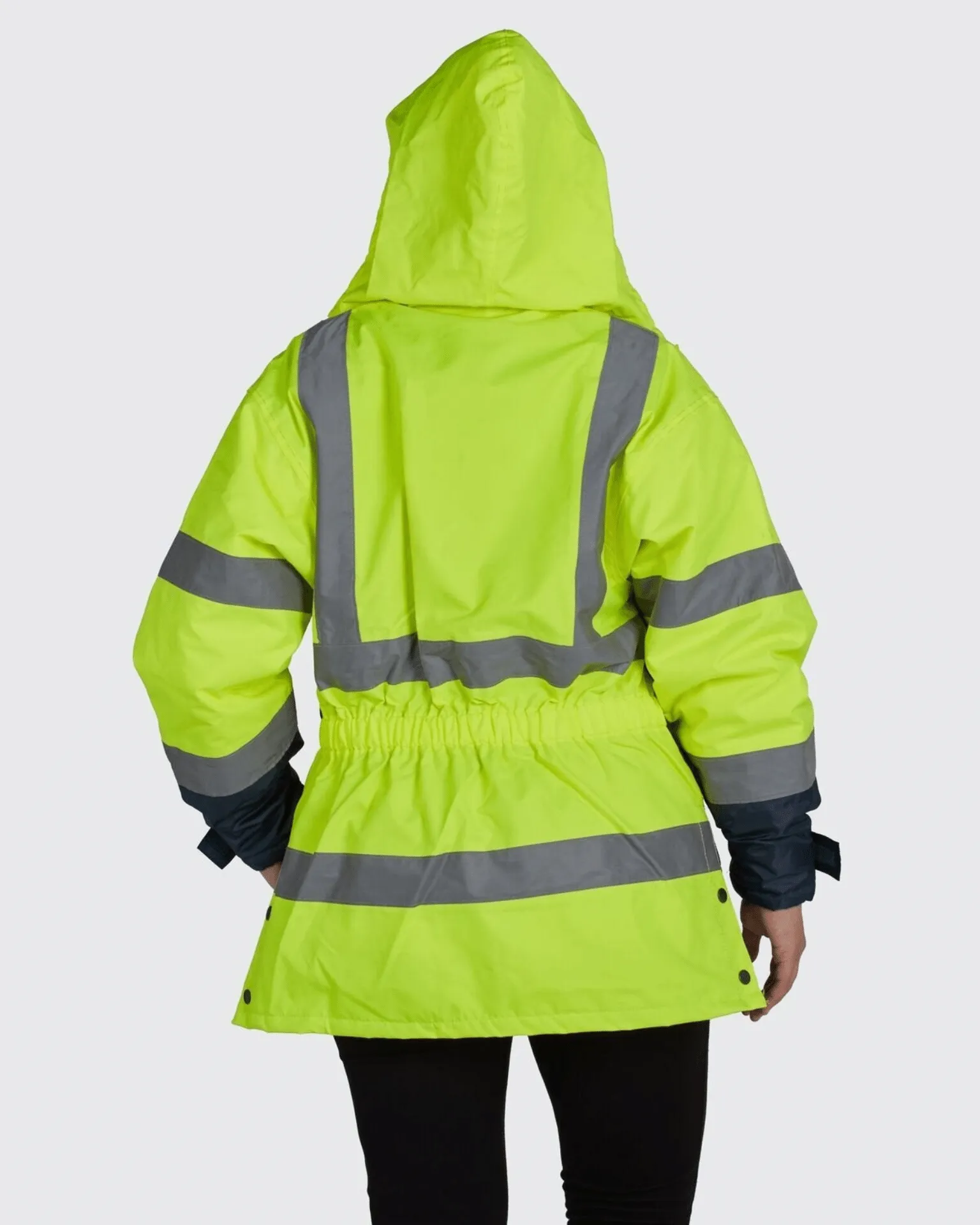 UHV664 HiVis Women's Parka with Teflon Fabric Protector