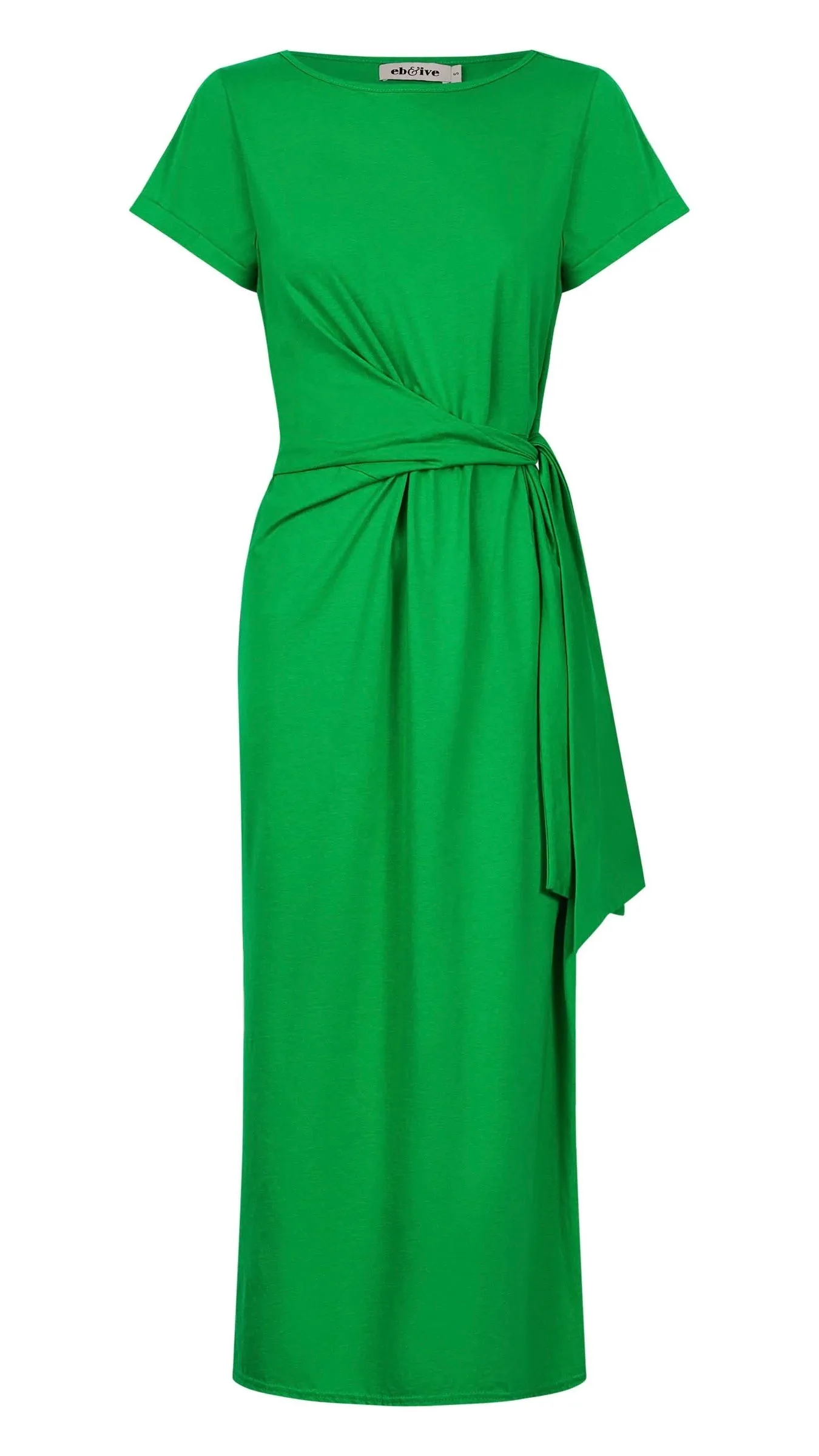 Verano Tie Dress Emerald