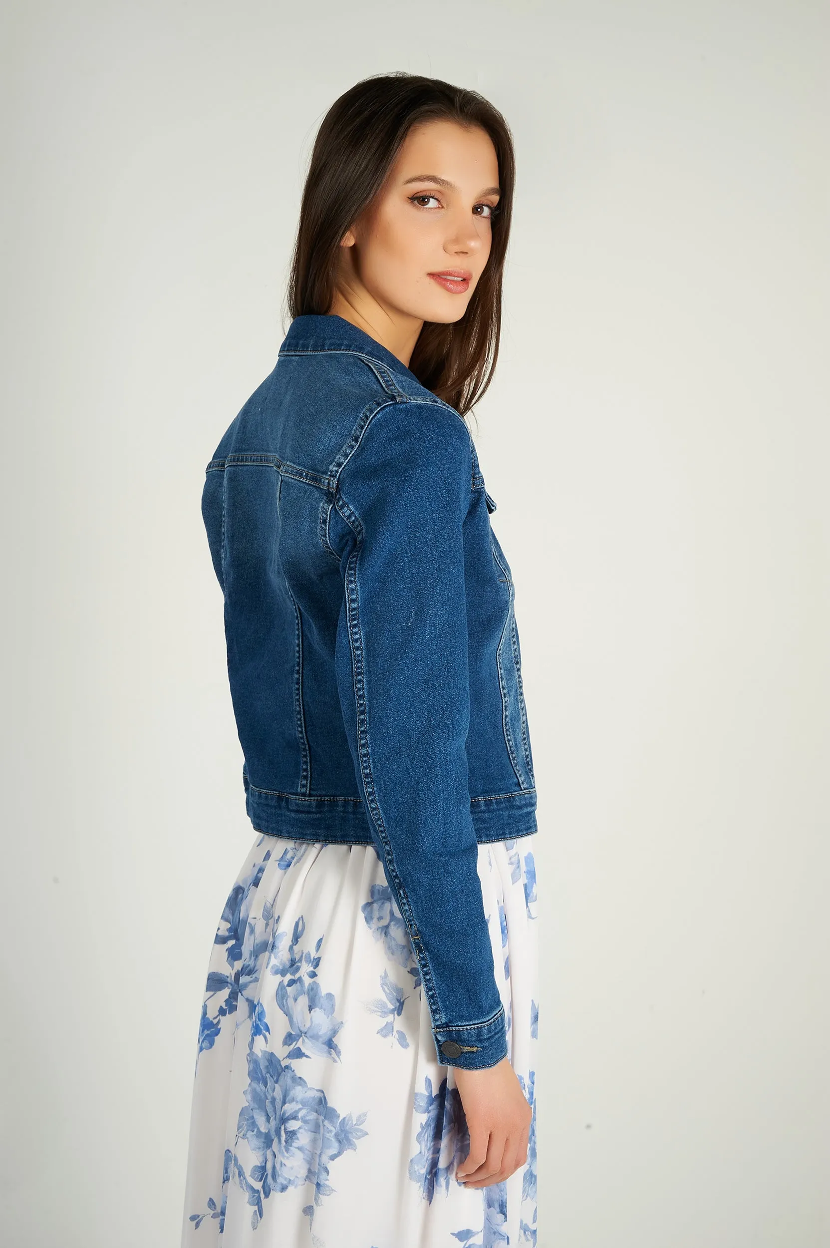 Veste en denim - DEBRA-V2 - (E-C8)