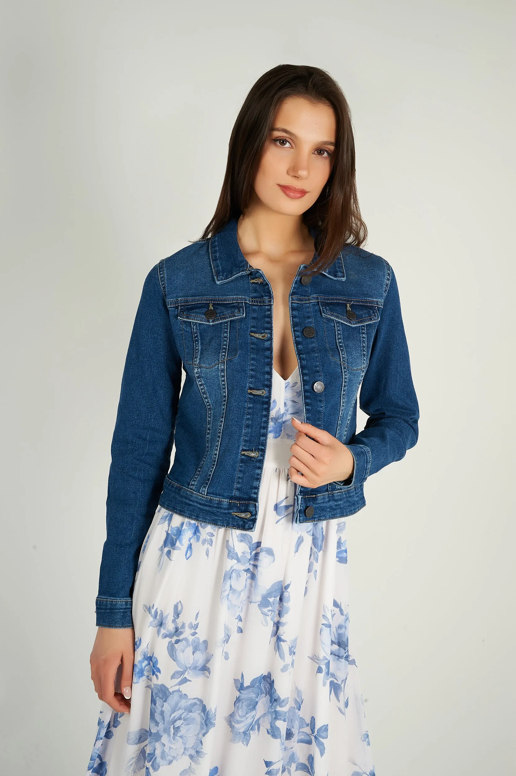 Veste en denim - DEBRA-V2 - (E-C8)