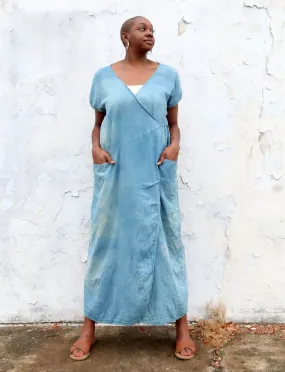 Wrap Origami Long Kaftan