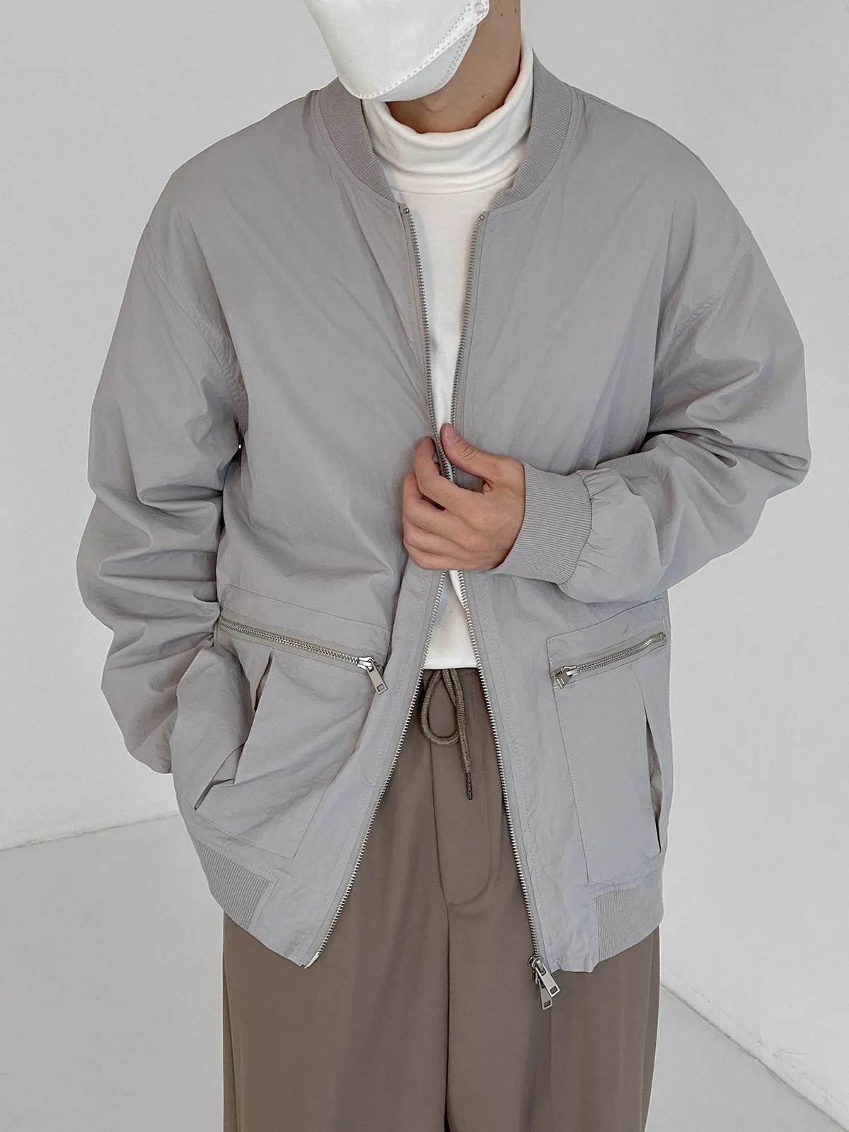 Zhou Essential Double Front Pocket Jacket