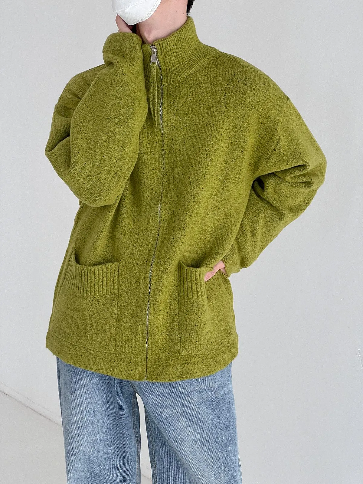 Zhou Essential Knit Zip-Up Jacket