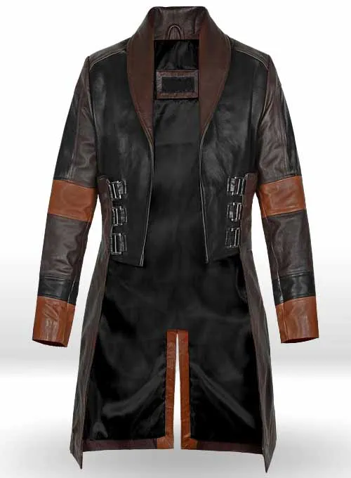 Zoe Saldana Guardians Of The Galaxy Vol 2 Leather Coat