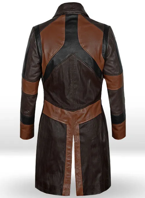 Zoe Saldana Guardians Of The Galaxy Vol 2 Leather Coat